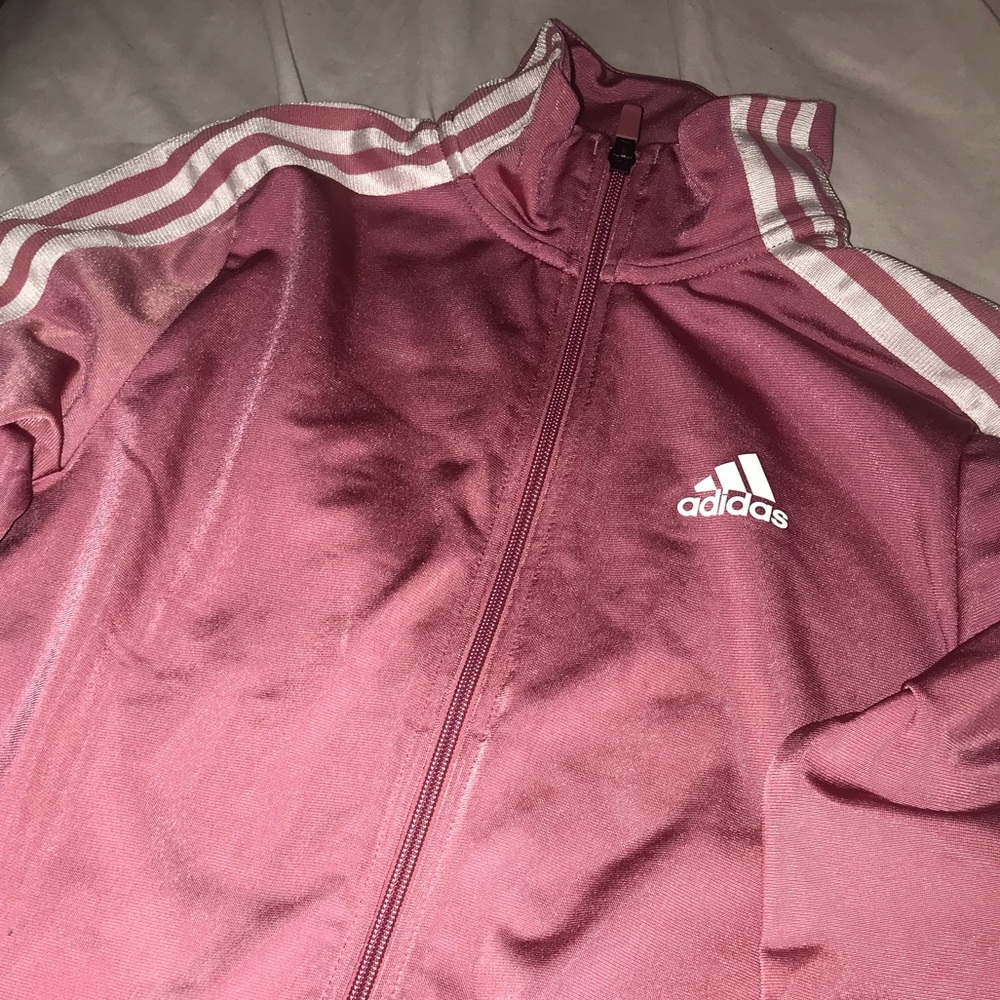 ADIDAS PINK TRACK JACKET 🤍✨